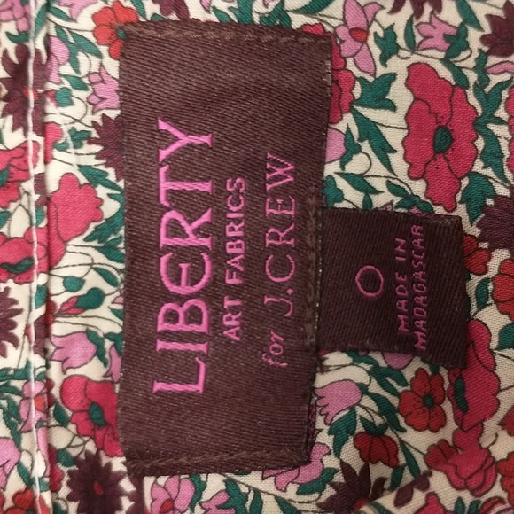 Liberty Print Blouse Cotton Floral Button Down Shirt Classic English Quality - Picture 7 of 9